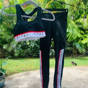 *NEW WITH TAGS* Fitazfk Legging & Sports Bra Set